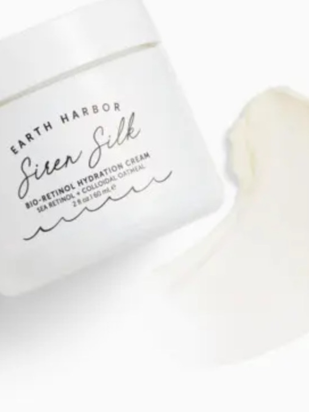 EARTH HARBOR Siren Silk Bio-Retinol Hydration Cream NEW! 2 oz. Colloidal Oatmeal